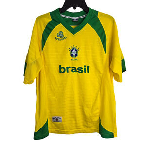 Evercool Sport Yellow Brazilian Football Confederation Men's Shirt Jersey M